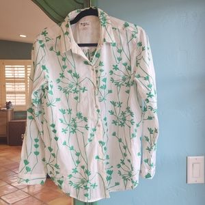 Anthropologie Holding Horses embroidered blouse Size 8